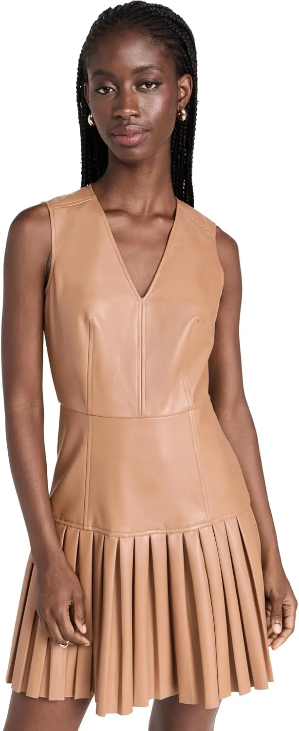 Shoshanna Women's Tae Faux Leather Mini Dress