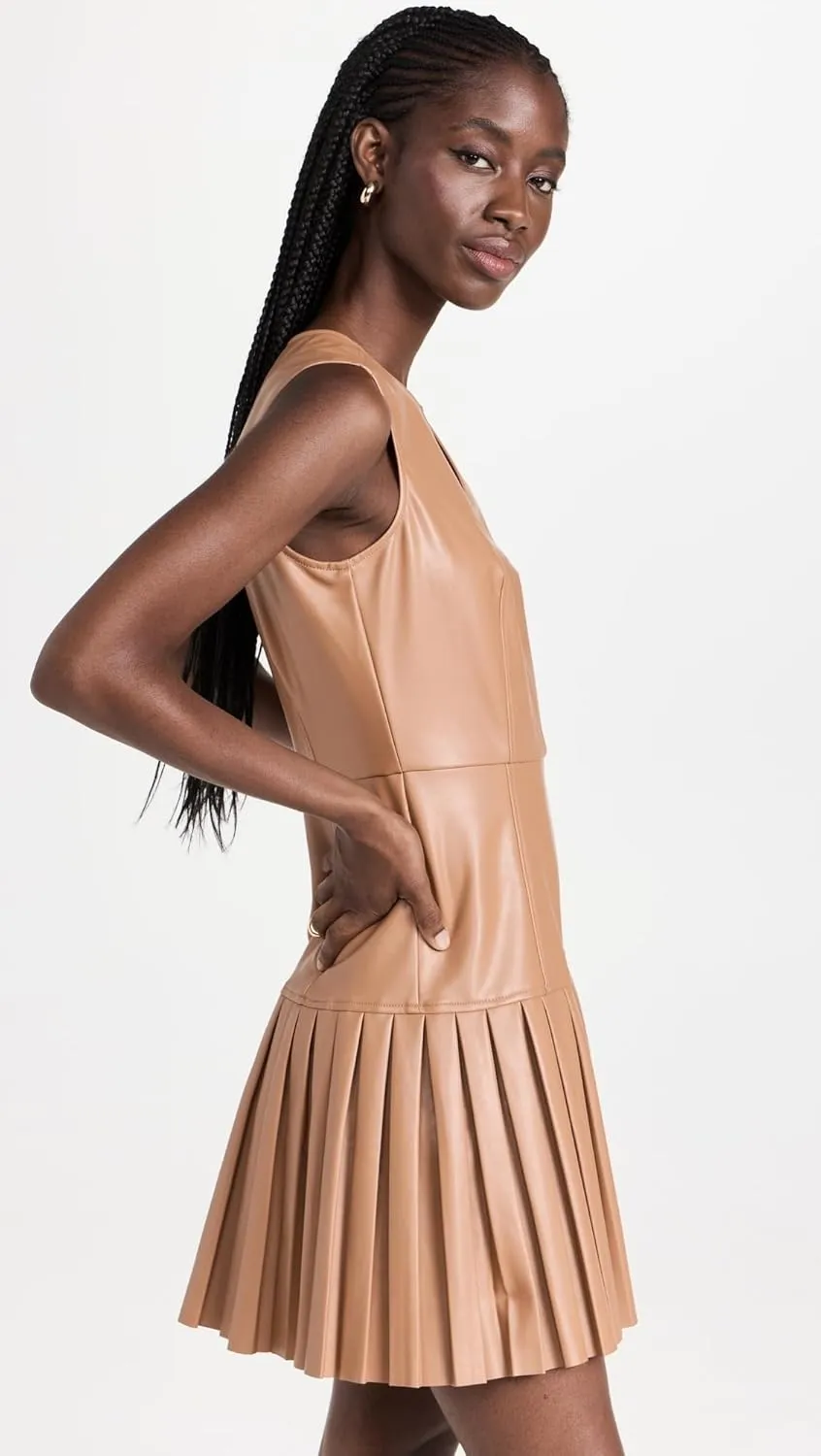 Shoshanna Women's Tae Faux Leather Mini Dress