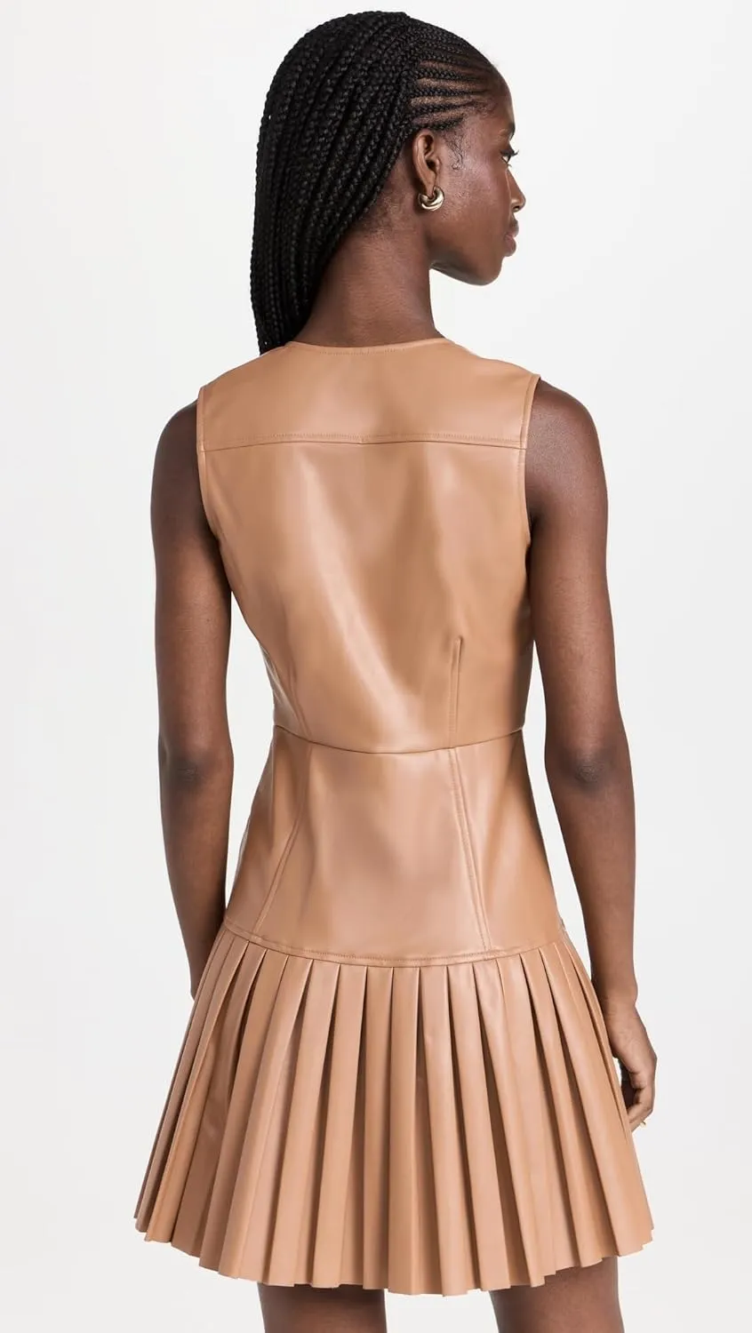 Shoshanna Women's Tae Faux Leather Mini Dress