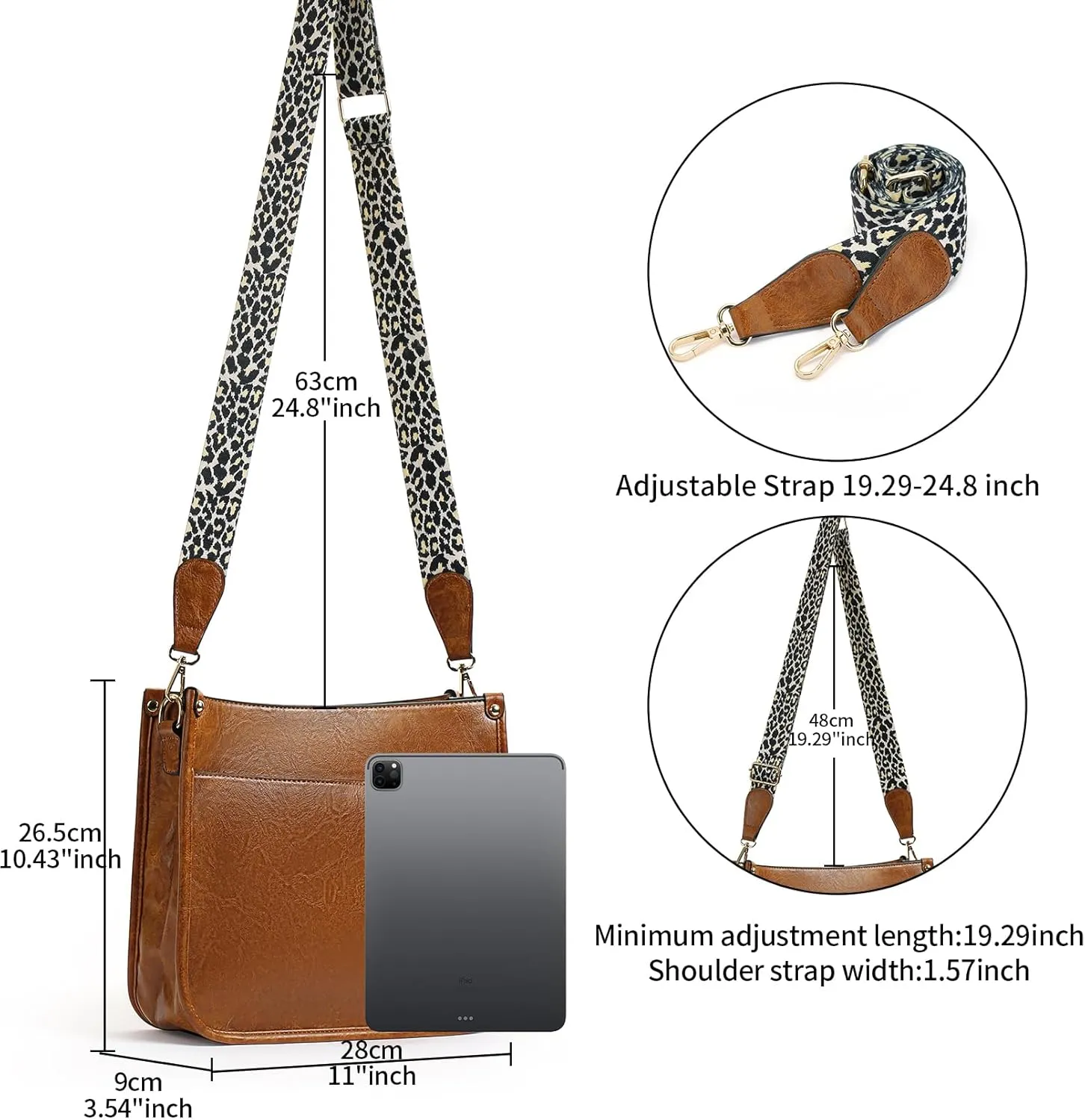 Small Crossbody Purse Leather Crossbody Bags for Women Fashion Handbag Cell Phone Crossover Shoulder Bag for Women