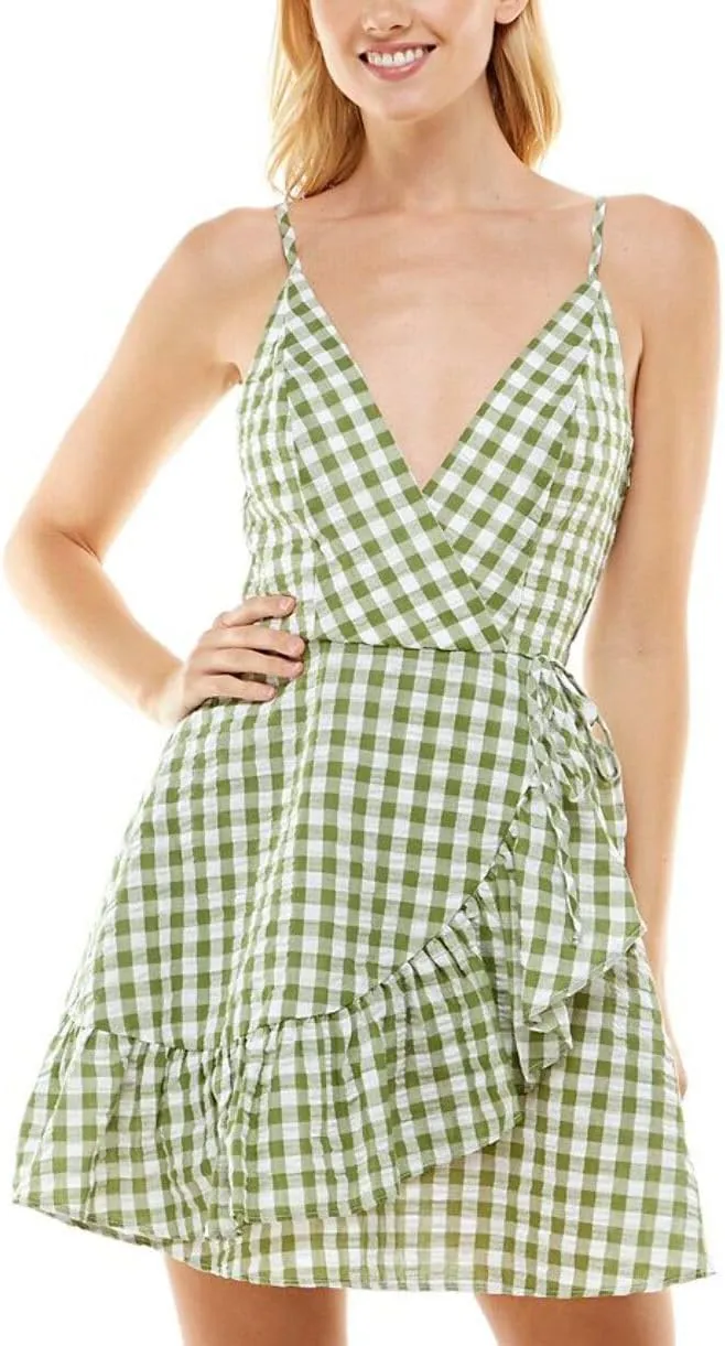 Speechless Womens Juniors Cotton Printed Mini Dress