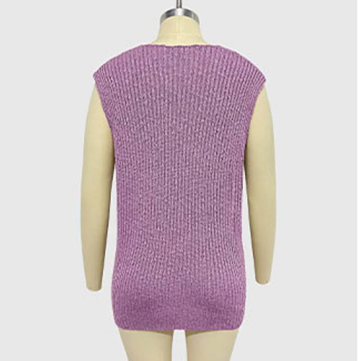 Tank Tops for Women 2025 Dressy Knitted V Neck Button Down Sleeveless Sweater Shirts Soft Comfy Trendy Dressy Outfits