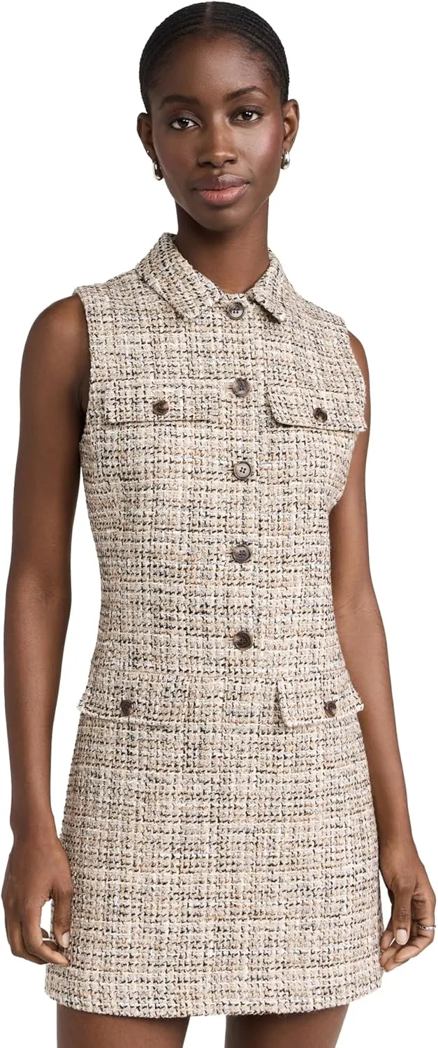 Theory Women's Sleeveless Military Mini Dress