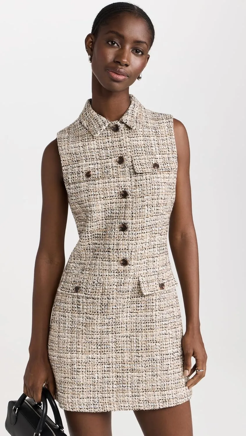 Theory Women's Sleeveless Military Mini Dress