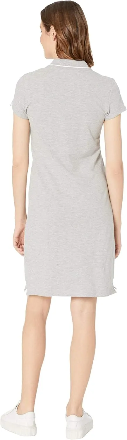 TIPPED POLO DRESS