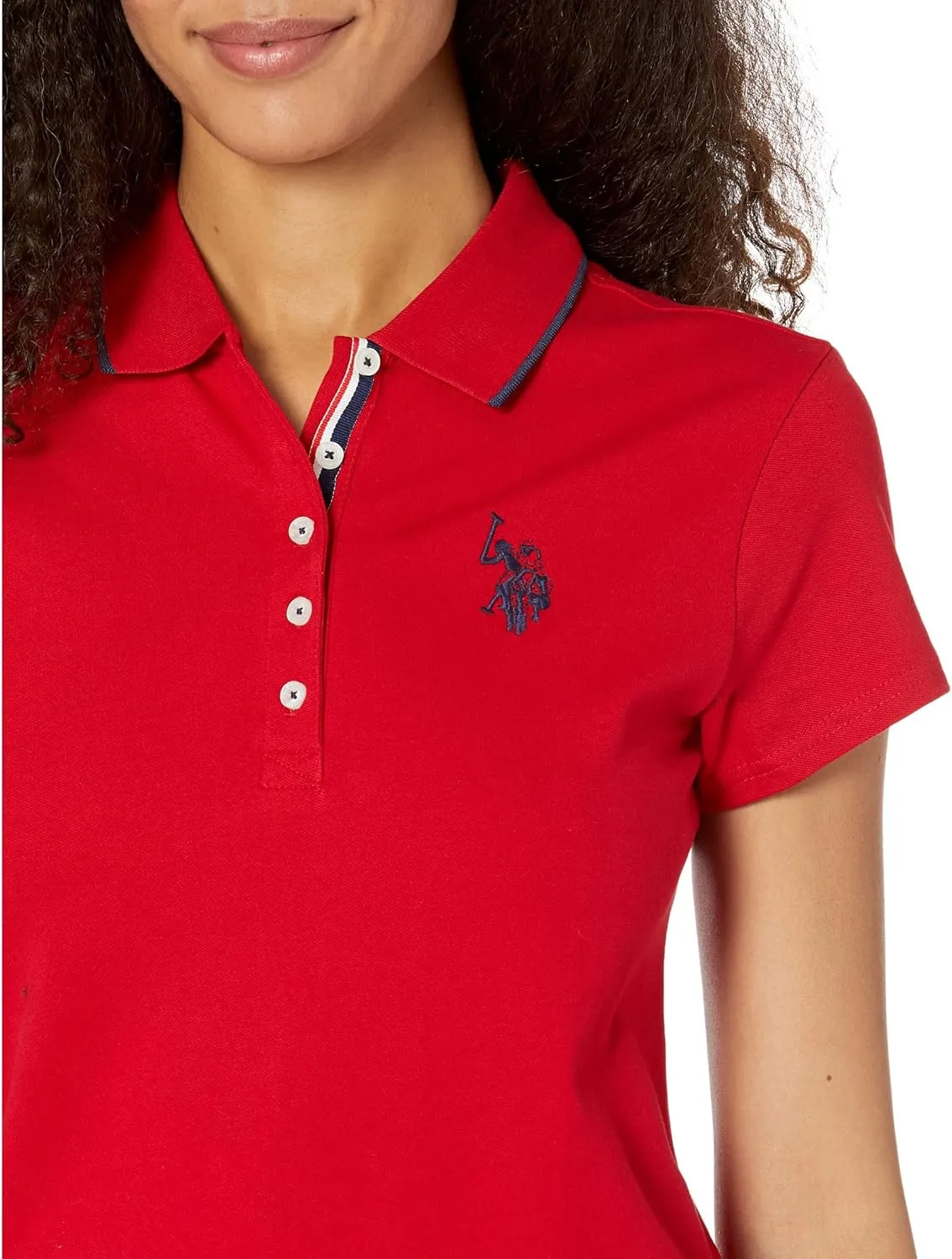 TIPPED POLO DRESS