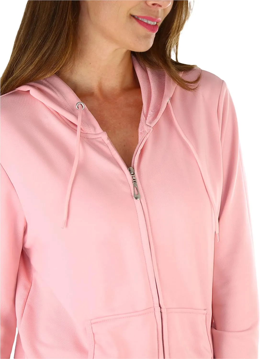 ToBeInStyle Women's French Terry Activewear Hooded Jacket & Pants