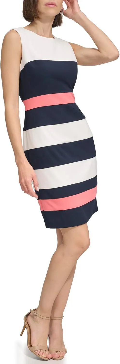 Tommy Hilfiger Women's Scuba Crepe Sheath Dress