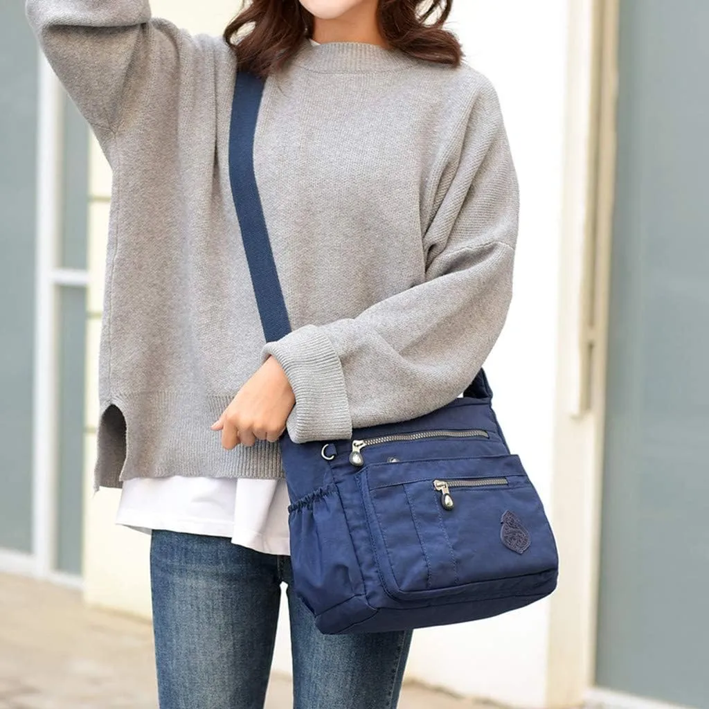 Travel Crossbody Bags for Women Crossbody Purses and Handbags Lightweight Pocketbook Womens Elegant Evening Bag(Dark Blue)
