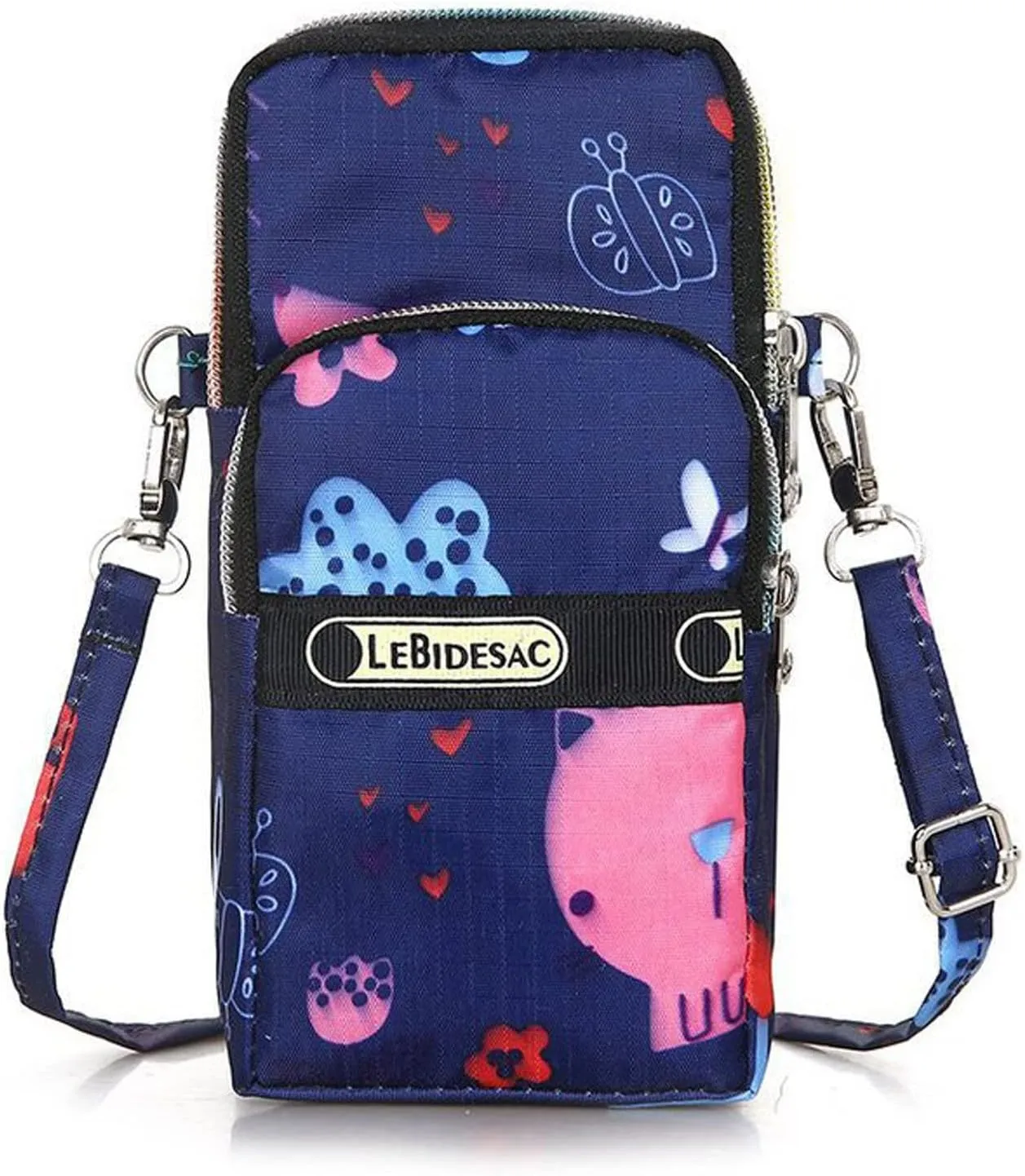 Vegan Leather Small Crossbody Bag for Women Shoulder Bags Anti-Theft Design for Travel Classic Hiking Bag(One Size)