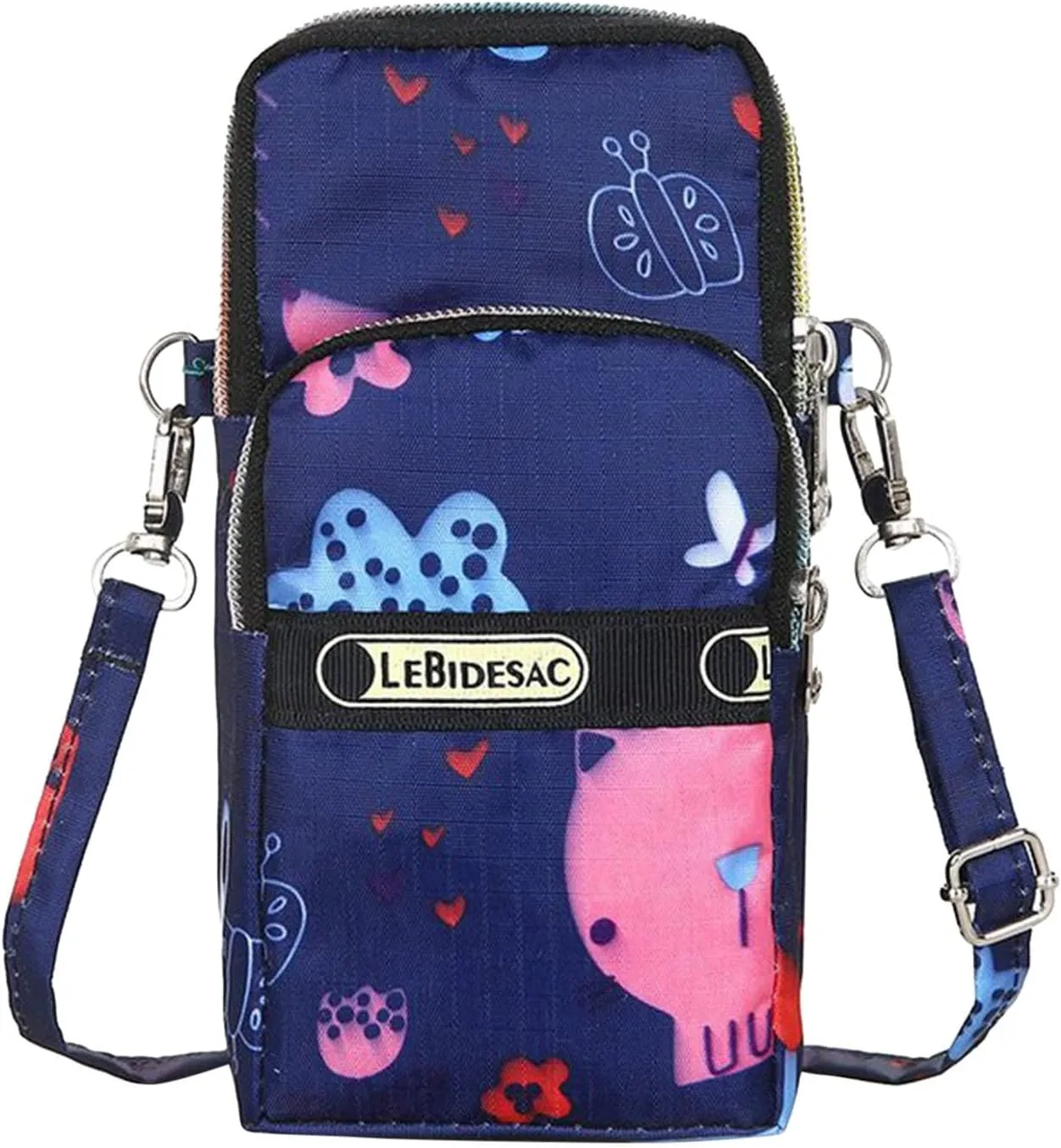 Vegan Leather Small Crossbody Bag for Women Shoulder Bags Anti-Theft Design for Travel Classic Hiking Bag(One Size)