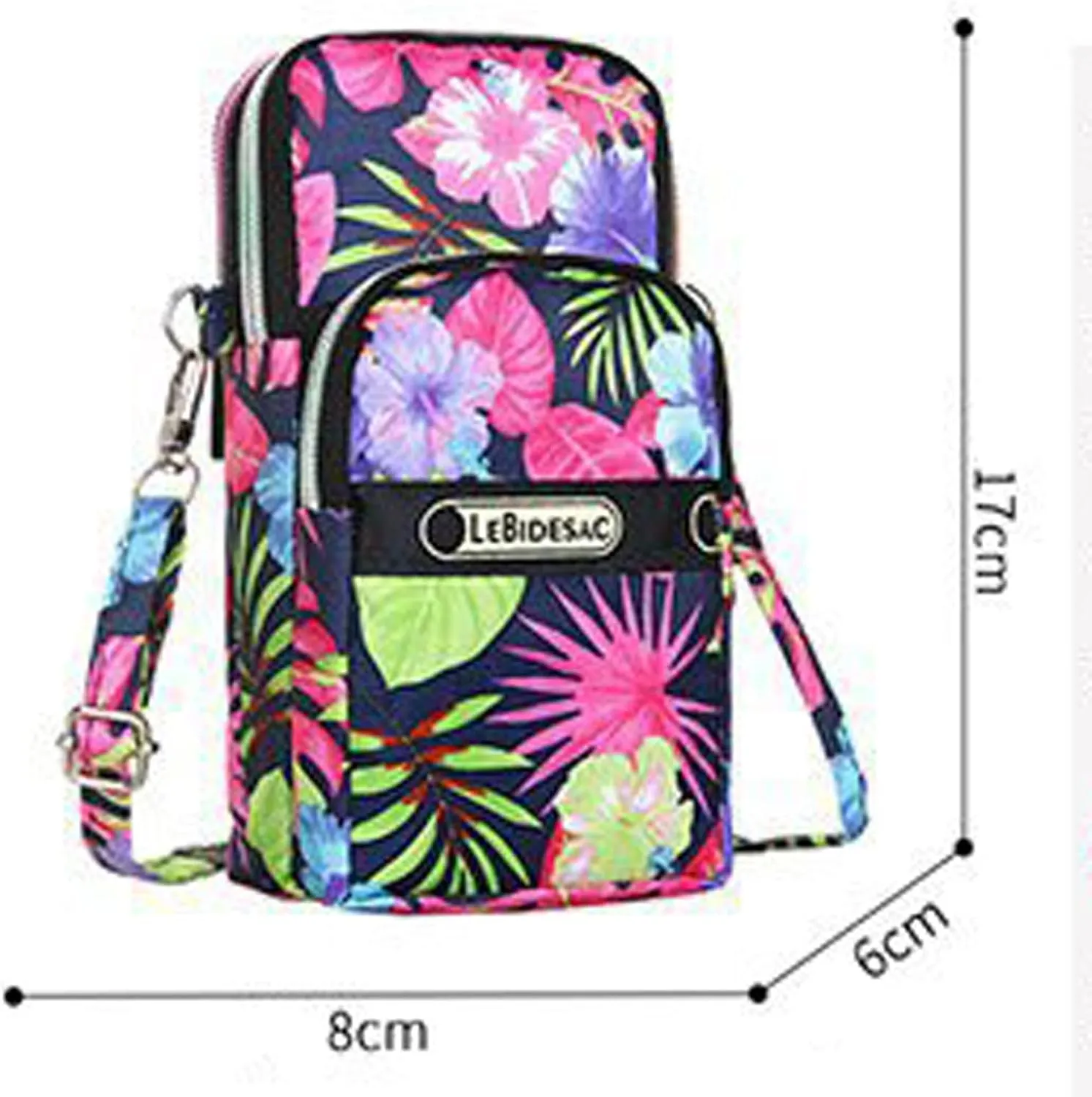 Vegan Leather Small Crossbody Bag for Women Shoulder Bags Anti-Theft Design for Travel Classic Hiking Bag(One Size)