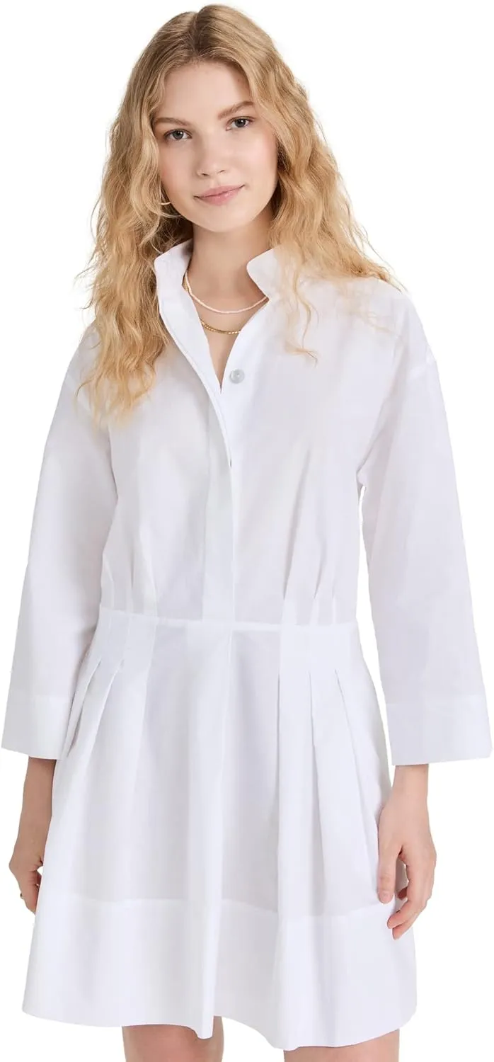 Vince Women's Fitted Band Collar Mini Dress