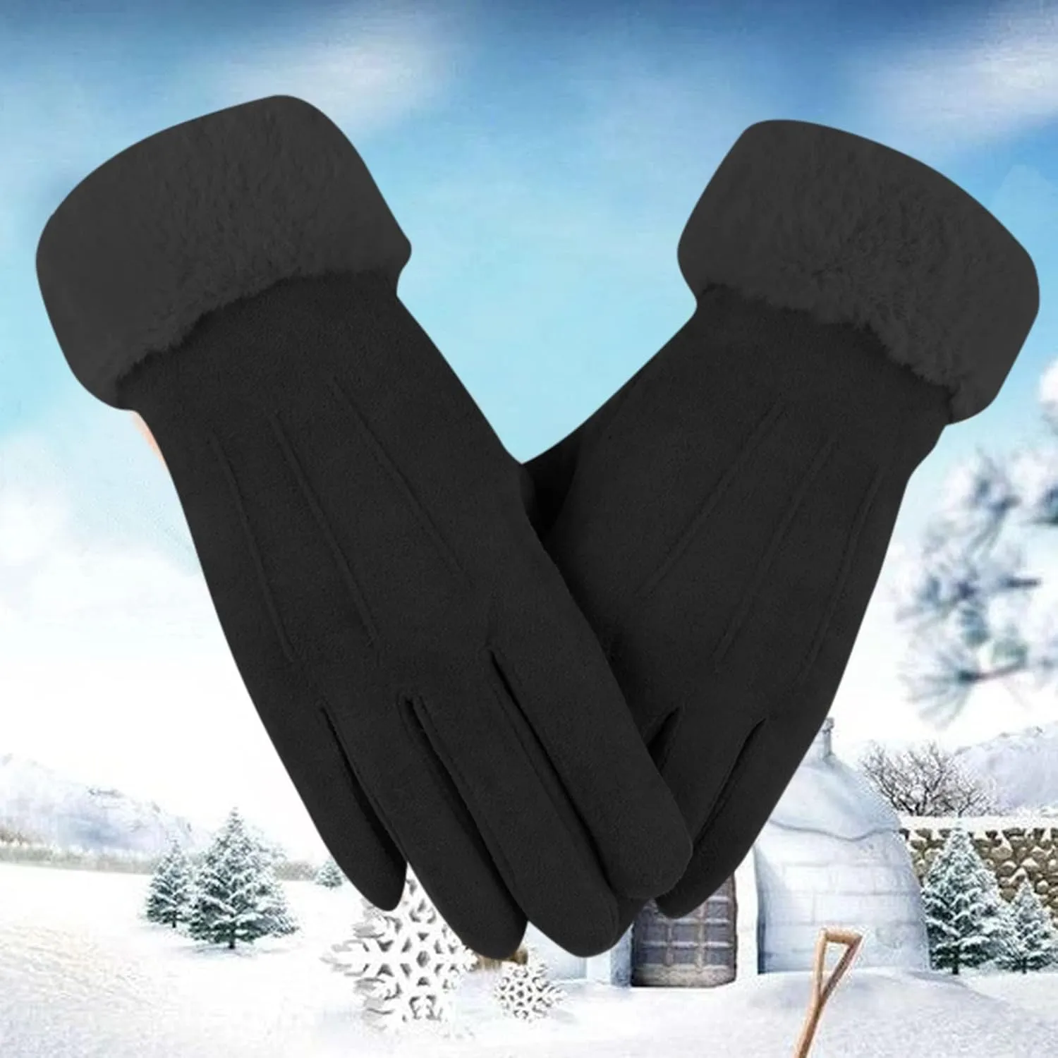 Winter Gloves for Women Touchscreen Texting Winter Gloves Women Fleece Lined Warm Winter Glove Winter Gloves Men