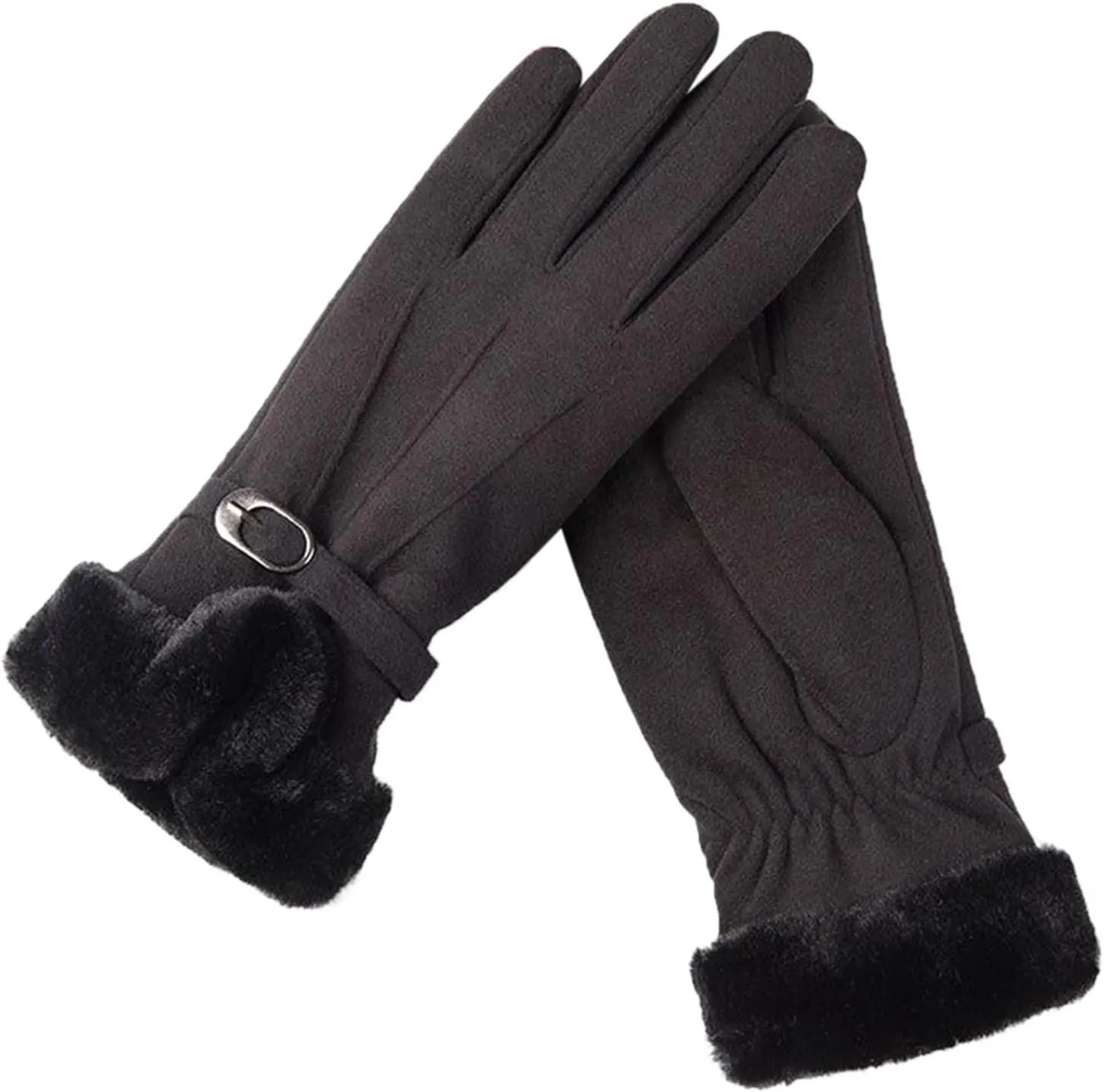 Winter Gloves for Women, Touchscreen Texting Winter Gloves Women, Fleece Windproof Warm Glove for Cold Weather