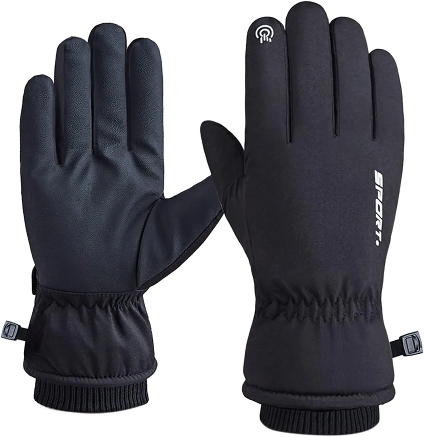 Winter Screen Ski Gloves Waterproof Thick Plus Velvet Warm Novelty Gloves Windproof Cold Mittens Women Cold Weather Insulated