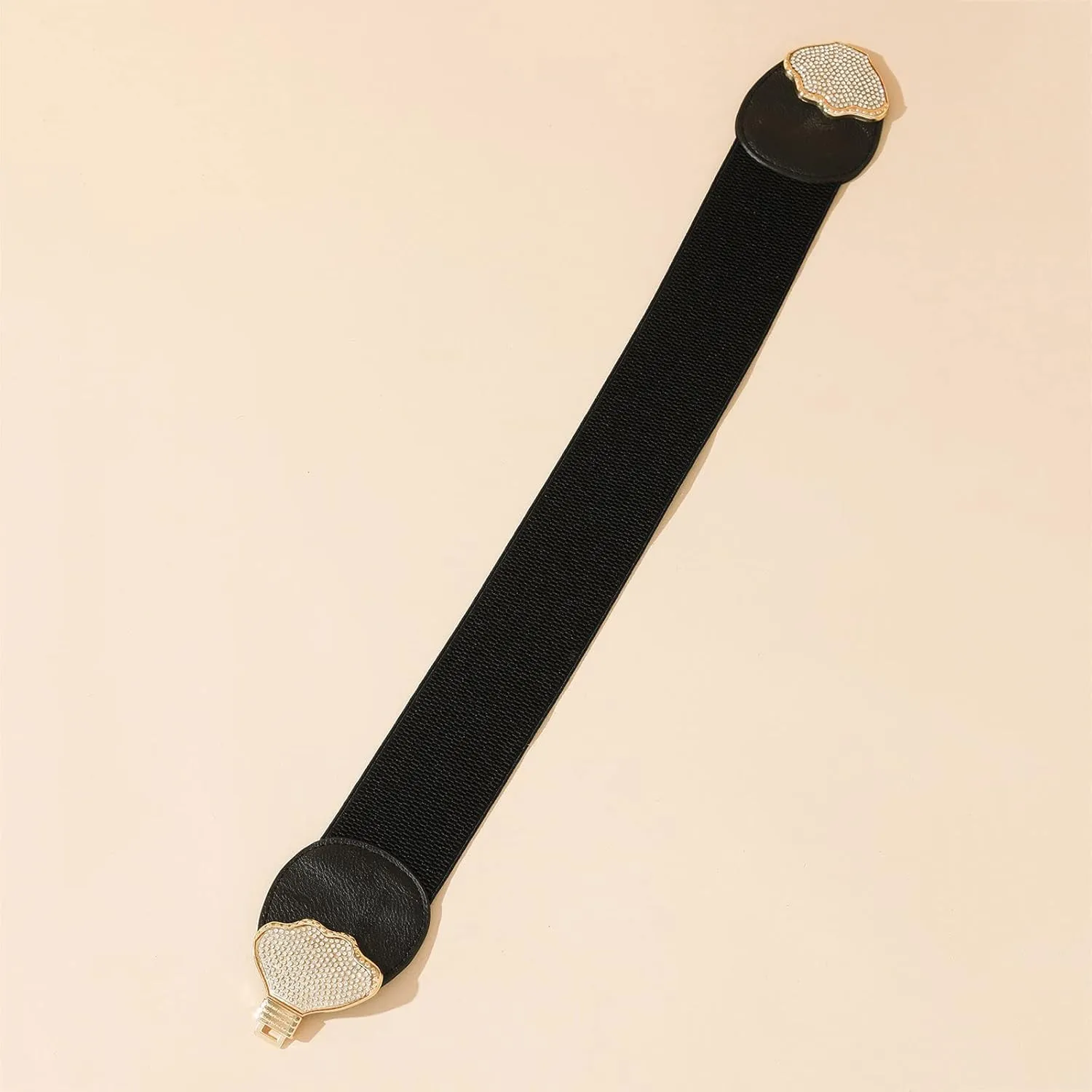 Women Wide Elastic Belt Stretch Retro Cinch Belt Waistband for Jeans Dresses