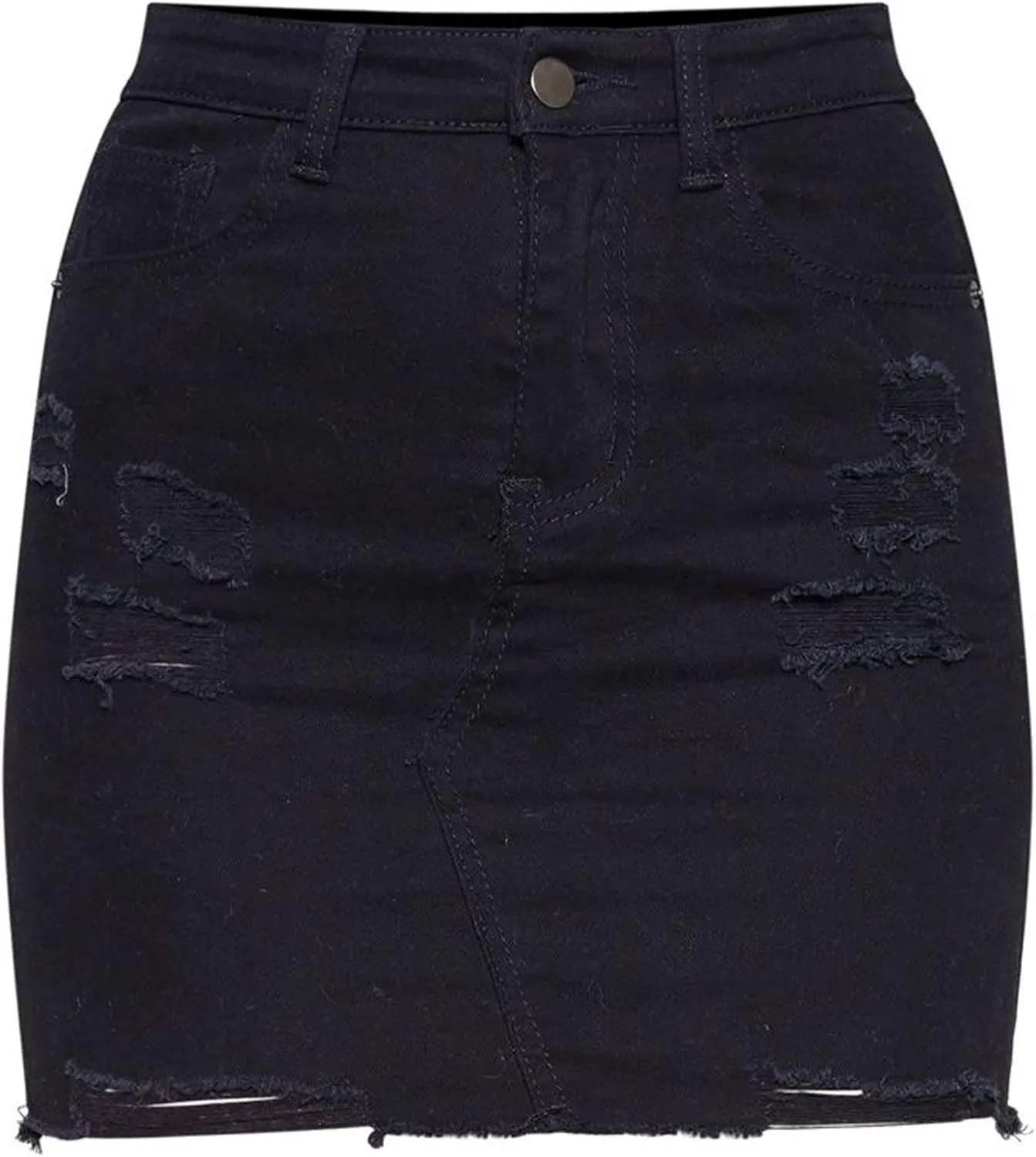 Women's Casual Stretch Denim Mini Skirt