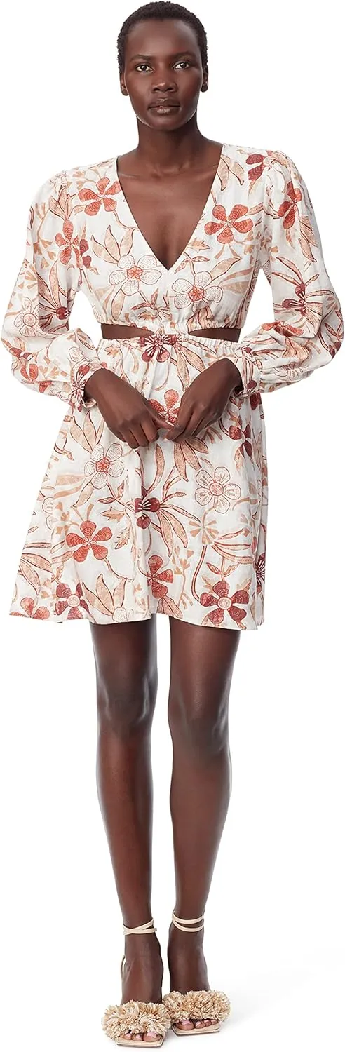 Women's Emely V-Neck Cutout Waist Dress
