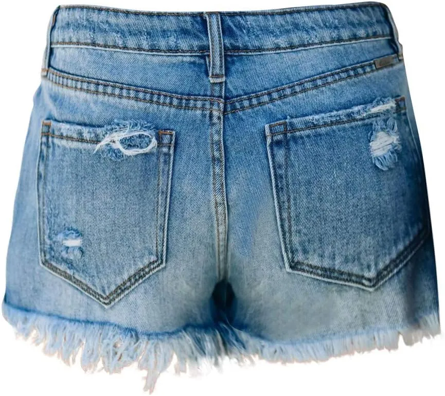 Womens Jean Shorts Plus Size Summer Stretchy Jean Shorts High Waisted Boyfriend Jean Shorts Wide Leg Y2K Shorts