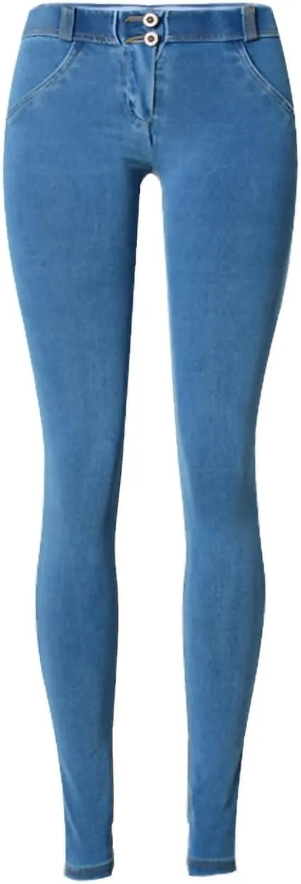 Women's Low Rise Push Up Jeans