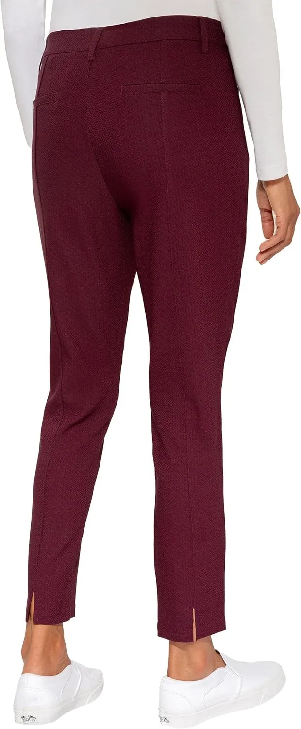 Women's Textured Pull On Pants