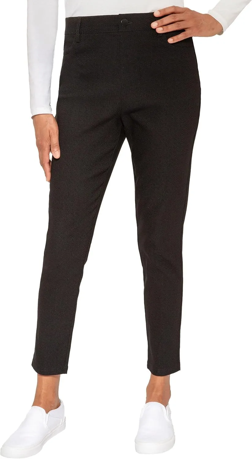 Women's Textured Pull On Pants