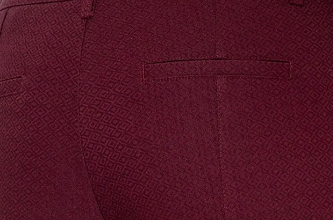 Women's Textured Pull On Pants