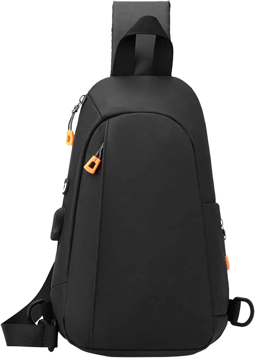 Women's Trendy Crossbody Bag Soft Leather Travel Purse Crossbody Wallet Purses with Card Slots Sports Backpack(Black)