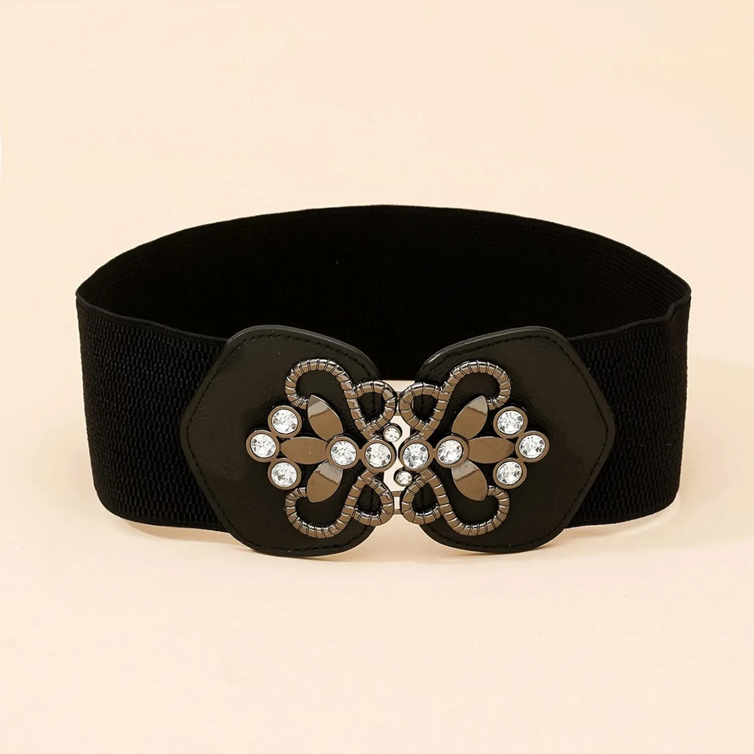 Womens Vintage Belt Wide Stretch Waist Belts Waistband for Jeans Dresses