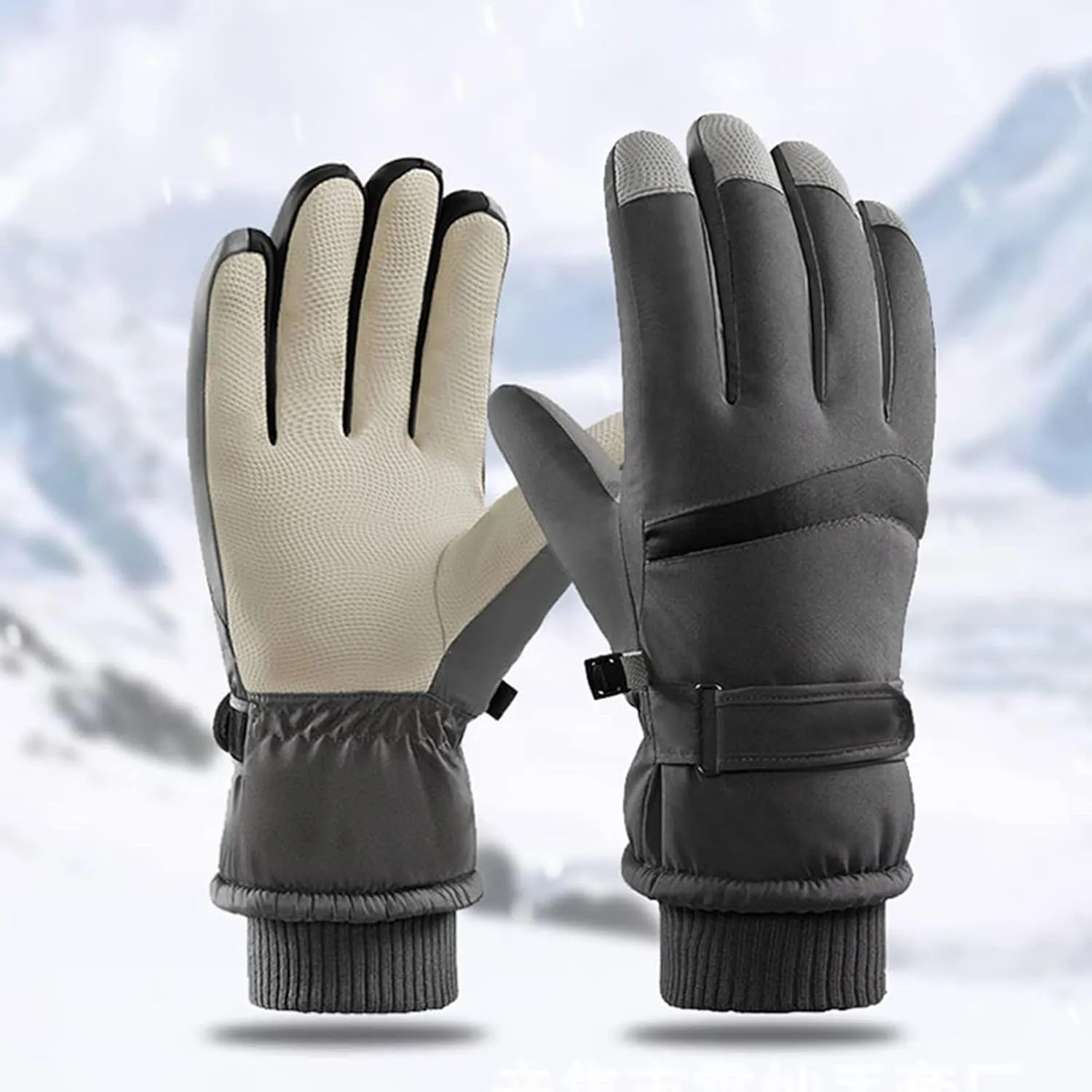 Women's Winter Gloves Upgraded Touchscreen Black Winter Gloves Women's Ski Hiking and Running Gloves Heated Gloves