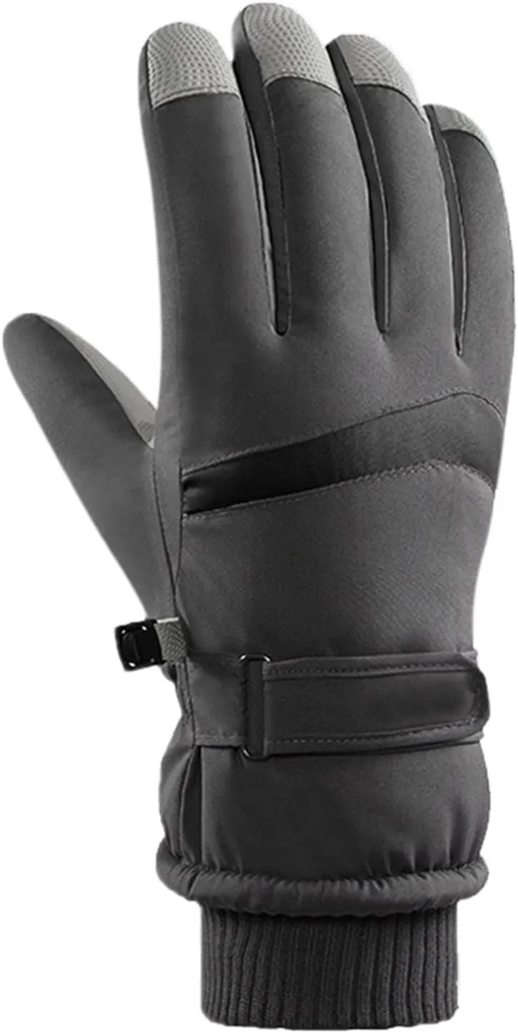 Women's Winter Gloves Upgraded Touchscreen Black Winter Gloves Women's Ski Hiking and Running Gloves Heated Gloves