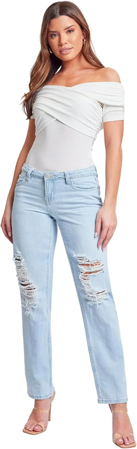 YMI Women's Dad Fit Jeans, P102376